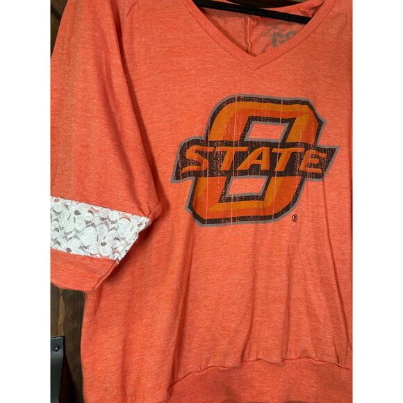 Oklahoma State University OSU women’s L boutique oversized T shirt - Picture 2 of 4